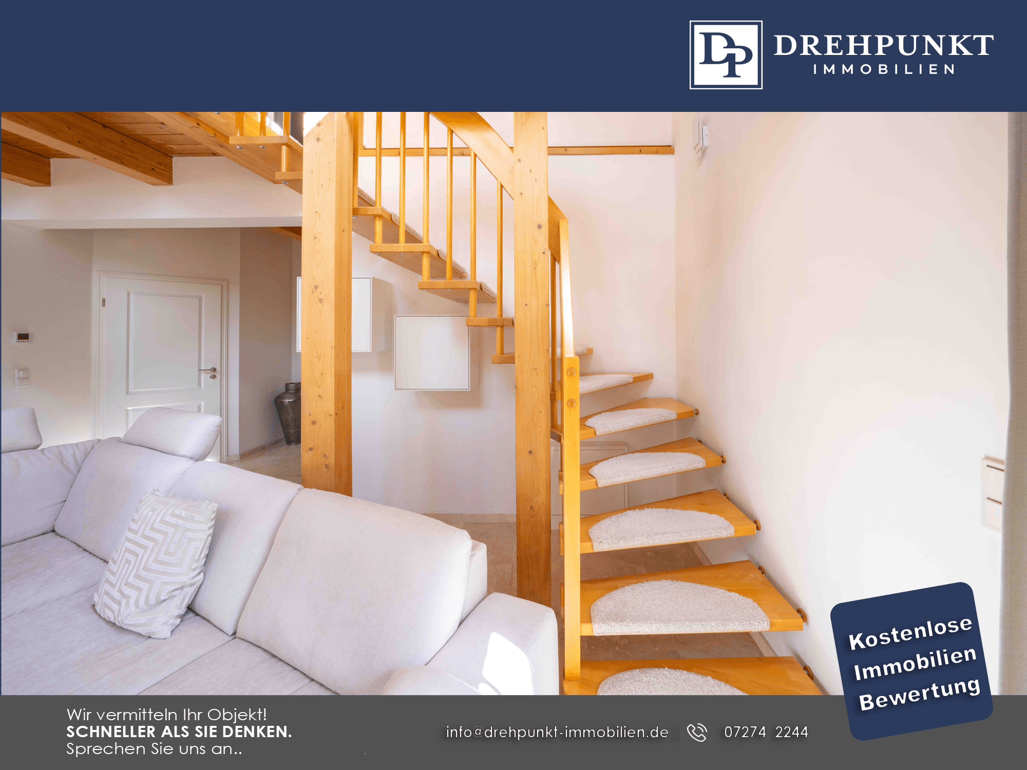 Charmantes Einfamilienhaus mit Galerie, Kamin & ca. 45 m² Ausbaureserve im Dachgeschoss - Thumbnail 14