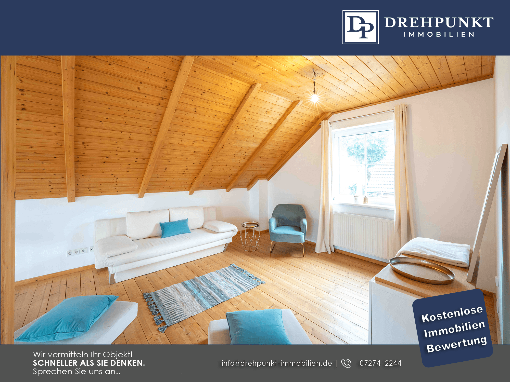 Charmantes Einfamilienhaus mit Galerie, Kamin & ca. 45 m² Ausbaureserve im Dachgeschoss - Thumbnail 9