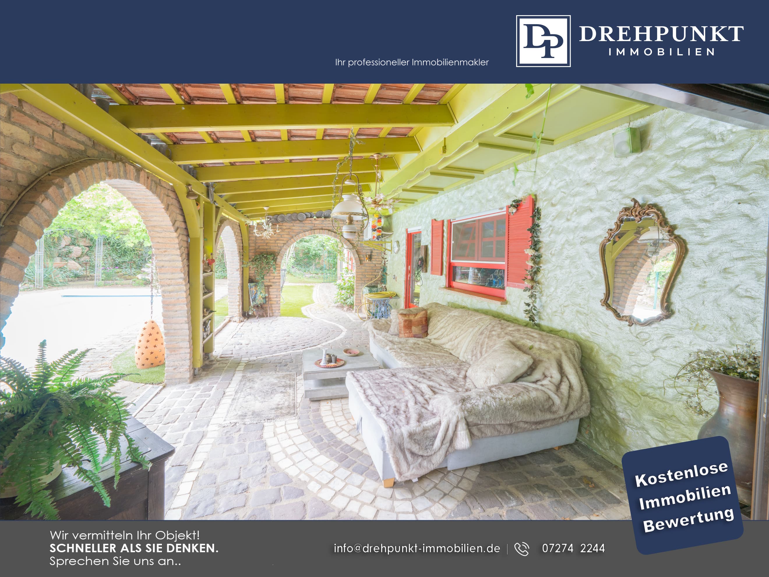 Repräsentatives Anwesen mit mediterranem Luxus – Pool, Veranda, Parkgarten & Flussblick - Thumbnail 32