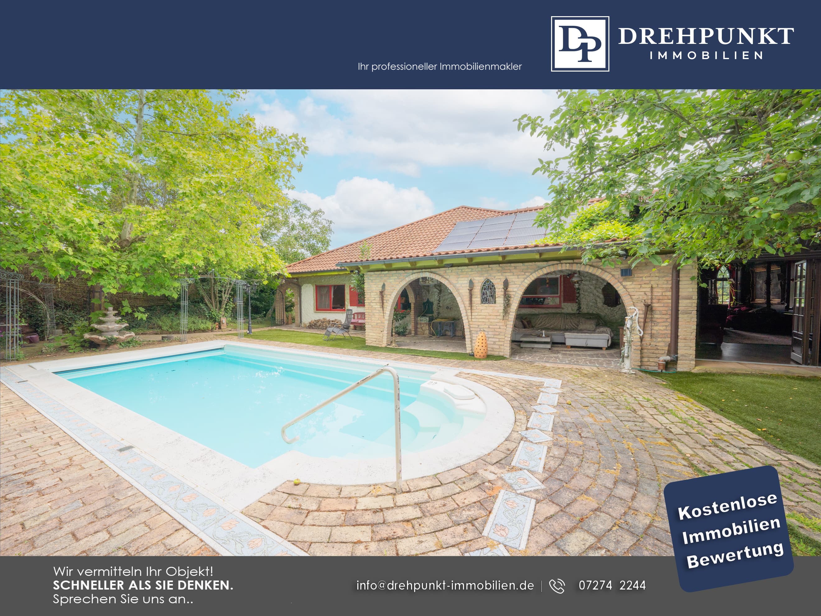 Repräsentatives Anwesen mit mediterranem Luxus – Pool, Veranda, Parkgarten & Flussblick - Thumbnail 33