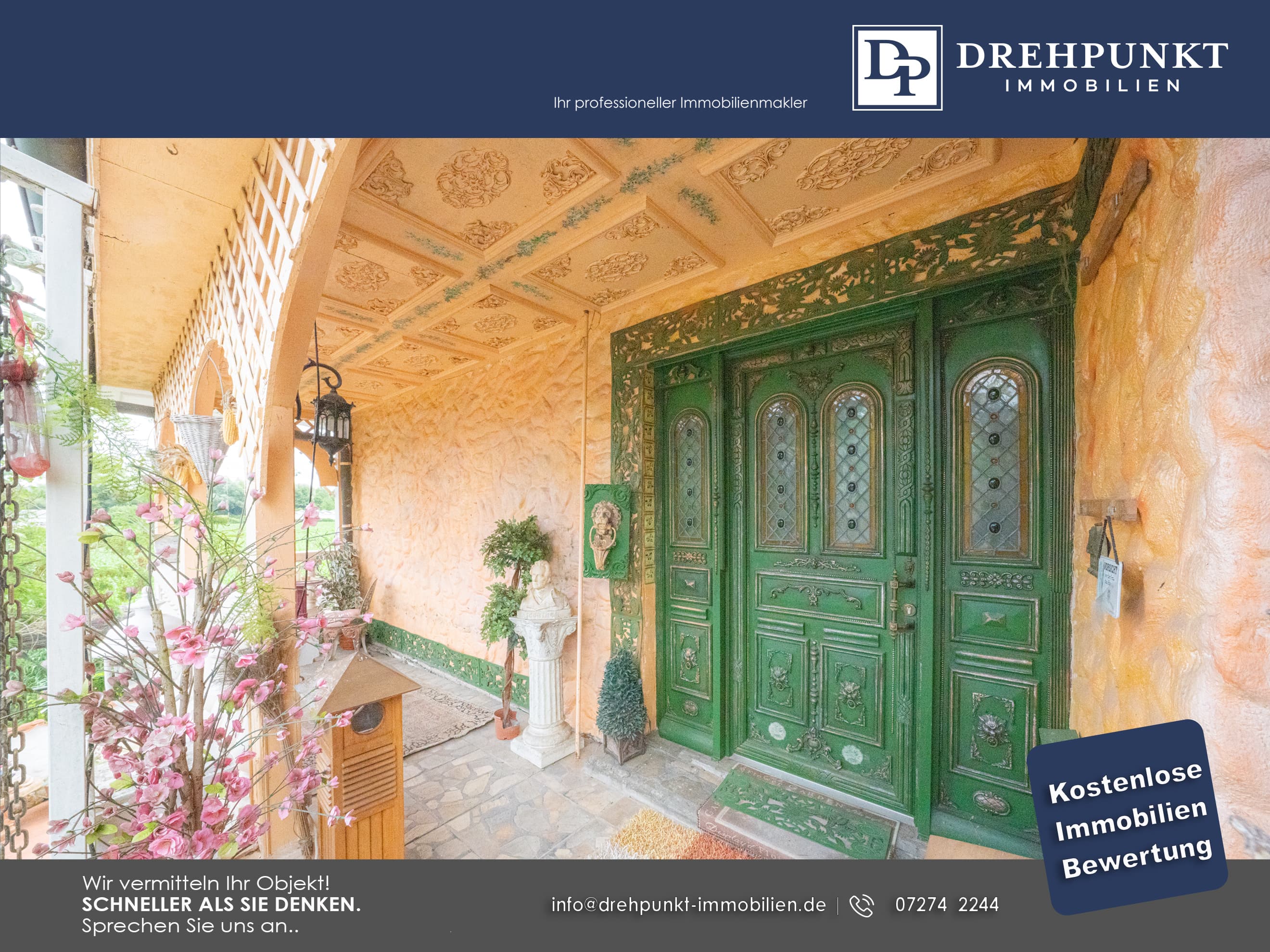 Repräsentatives Anwesen mit mediterranem Luxus – Pool, Veranda, Parkgarten & Flussblick - Thumbnail 15