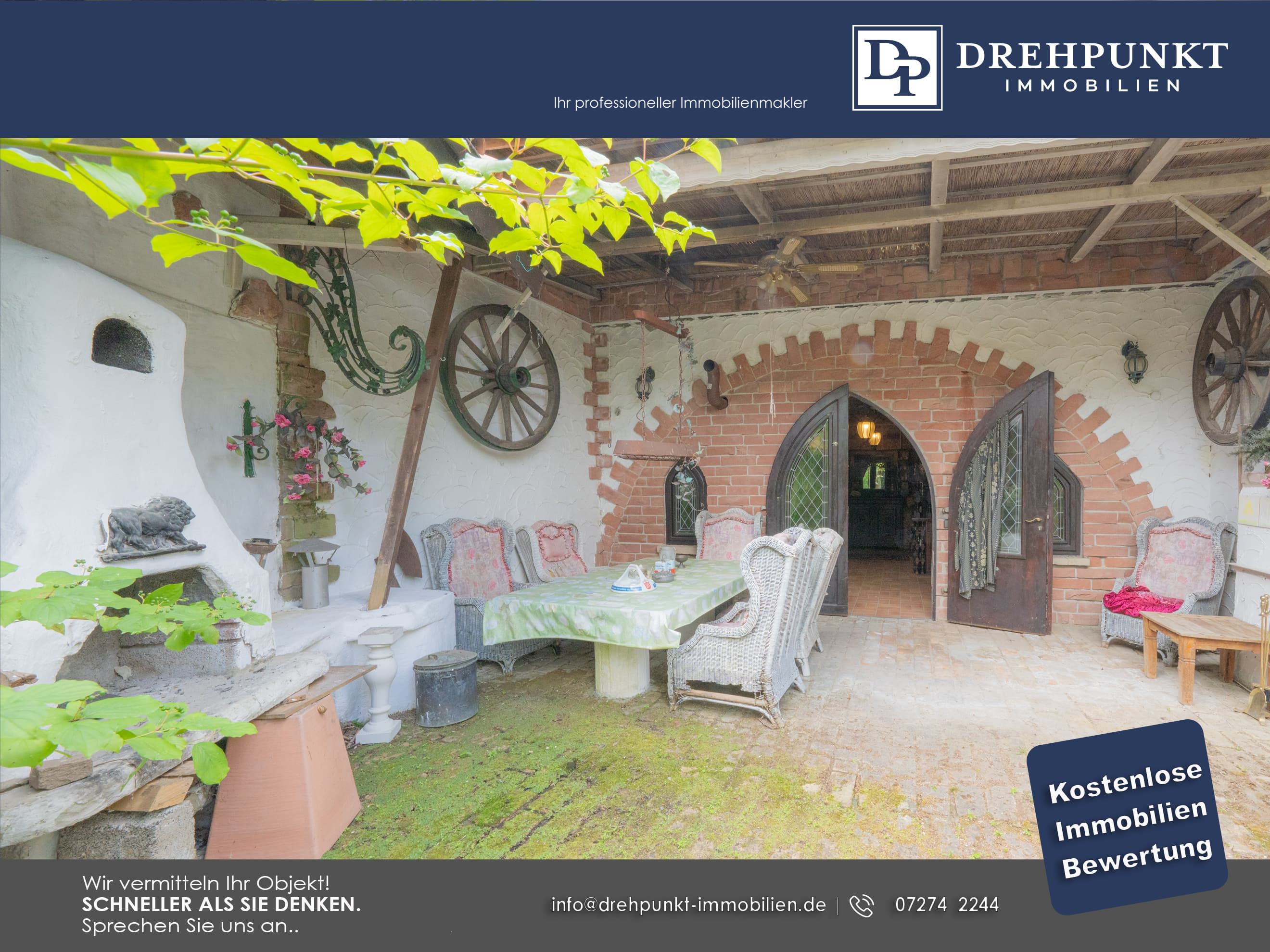 Repräsentatives Anwesen mit mediterranem Luxus – Pool, Veranda, Parkgarten & Flussblick - Thumbnail 11