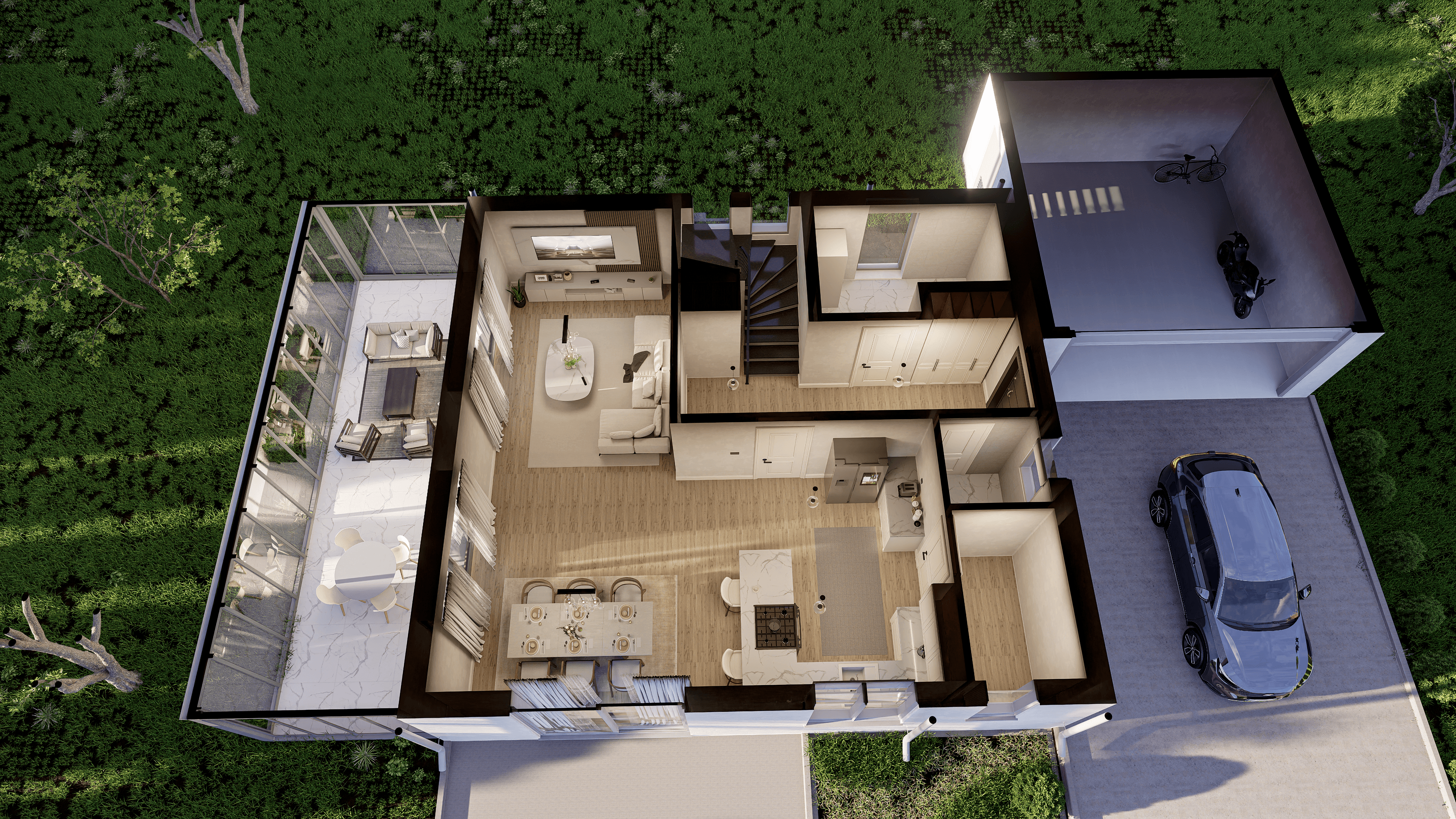 NEUBAU - Ihr Zuhause für Generationen – massives Architektenhaus EH55 mit individueller Ausstattung - Thumbnail 3