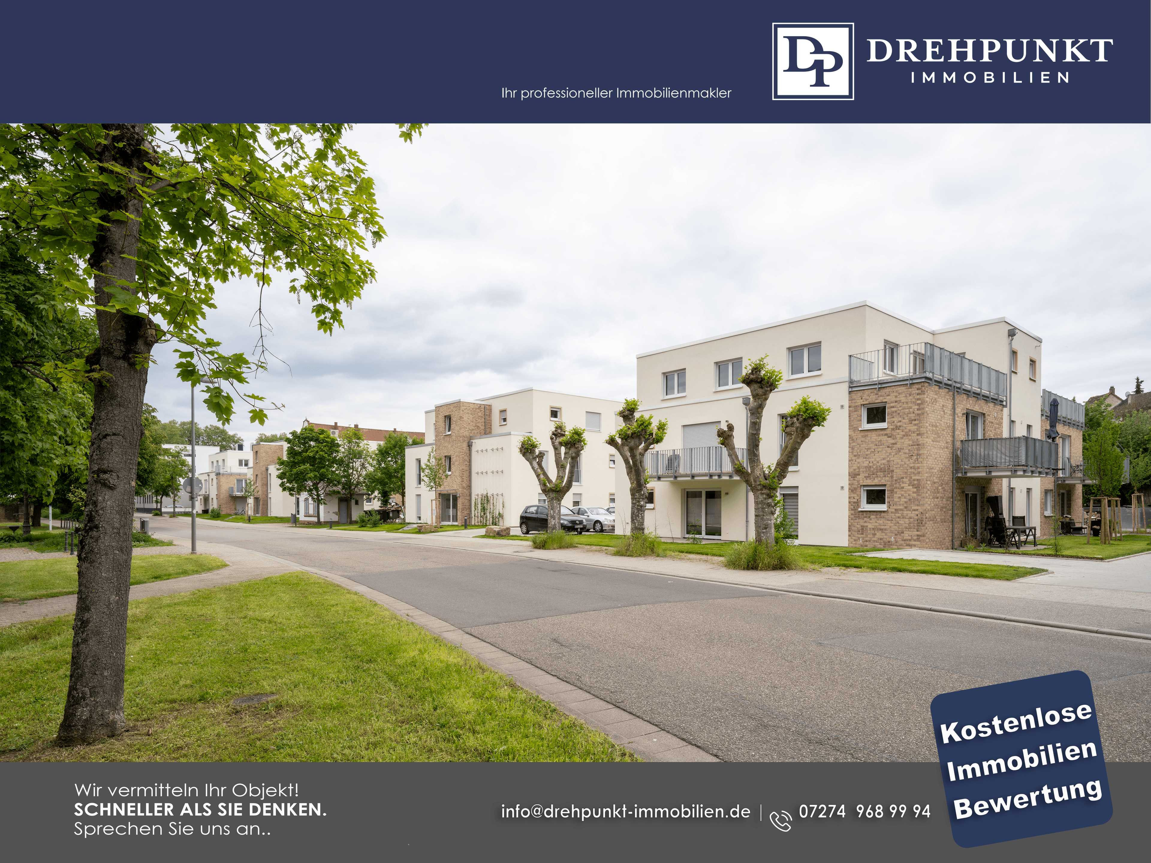 Erdgeschosswohnung mit modernem Wohnambiente - Einbauküche - Balkon - TG-Stellplatz