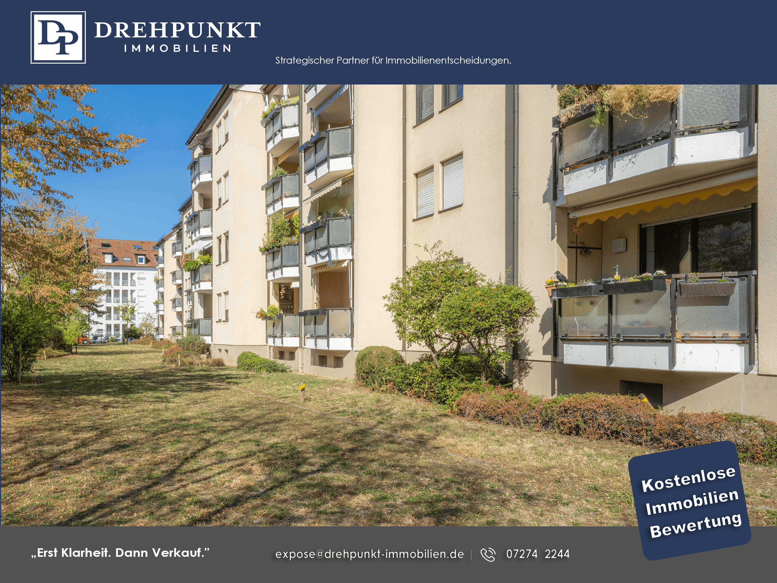 Speyer: 3-Zimmer-Eigentumswohnung mit zwei Loggien, Aufzug und TG-Stellplatz – sofort frei