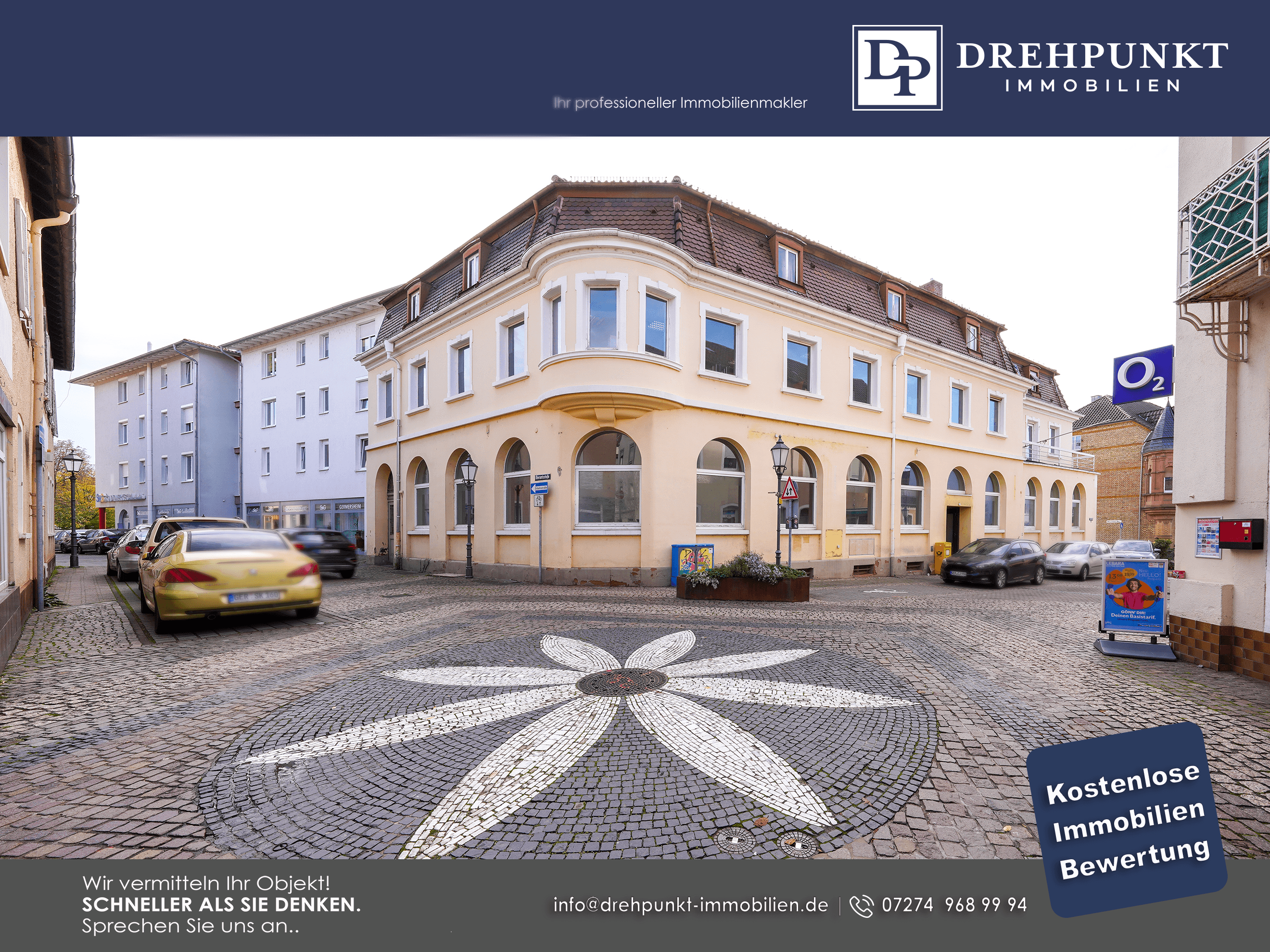 Repräsentatives Büro- und Geschäftshaus mit ca. 1.498 m², Innenhof und Entwicklungspotenzial