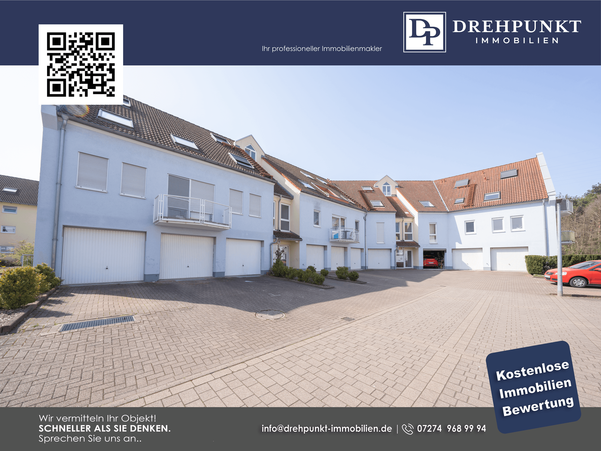 Schöne Souterrainwohnung mit Balkon, Terrasse und Garage im traumhaften Naturblick (Oberwald)